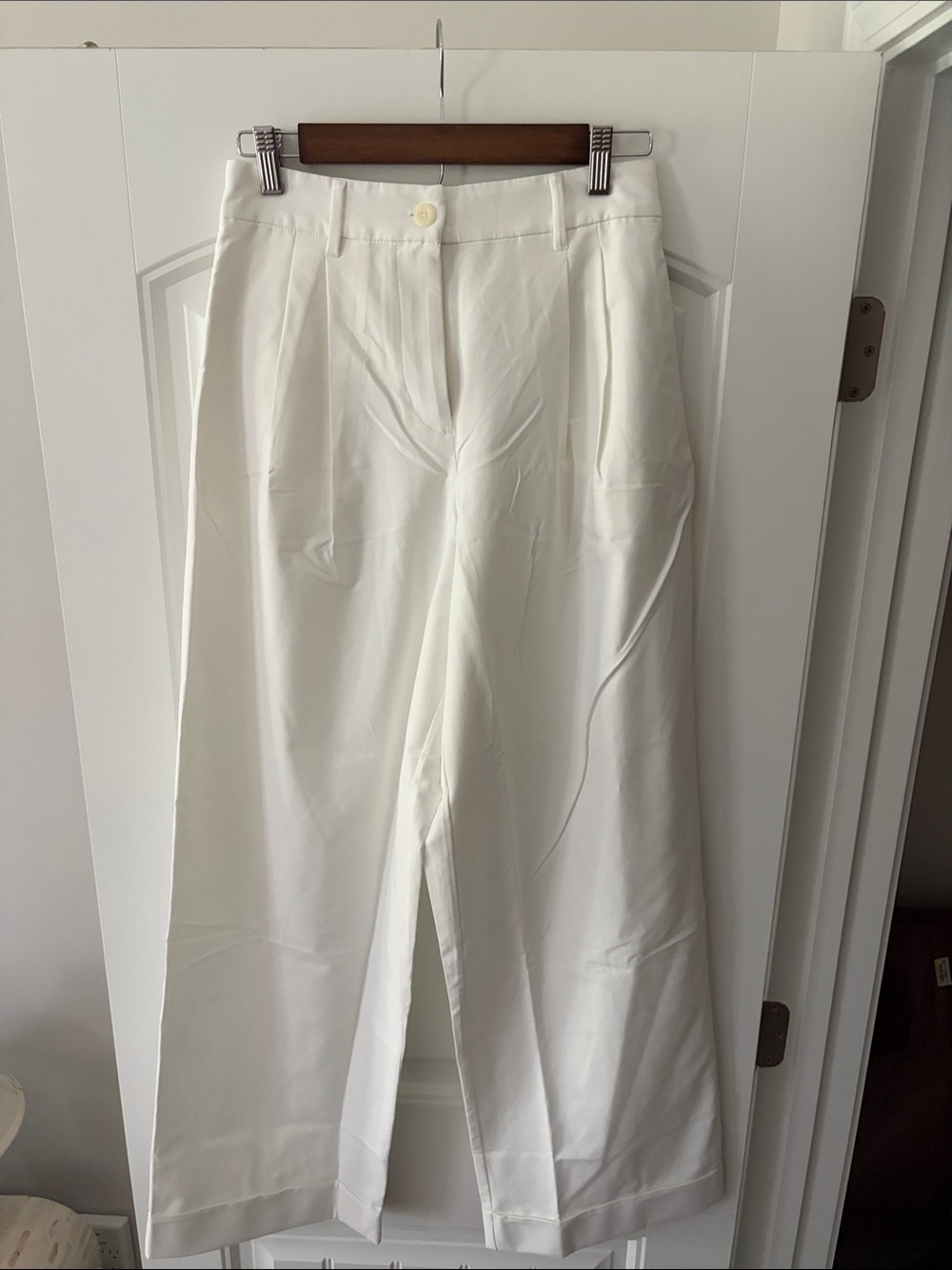Lululemon Athletics Cream Wide-Leg Trousers- NWT